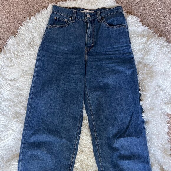 Levi's Balloon Leg Jeans - size 24 (fit like 25) - Picture 1 of 8